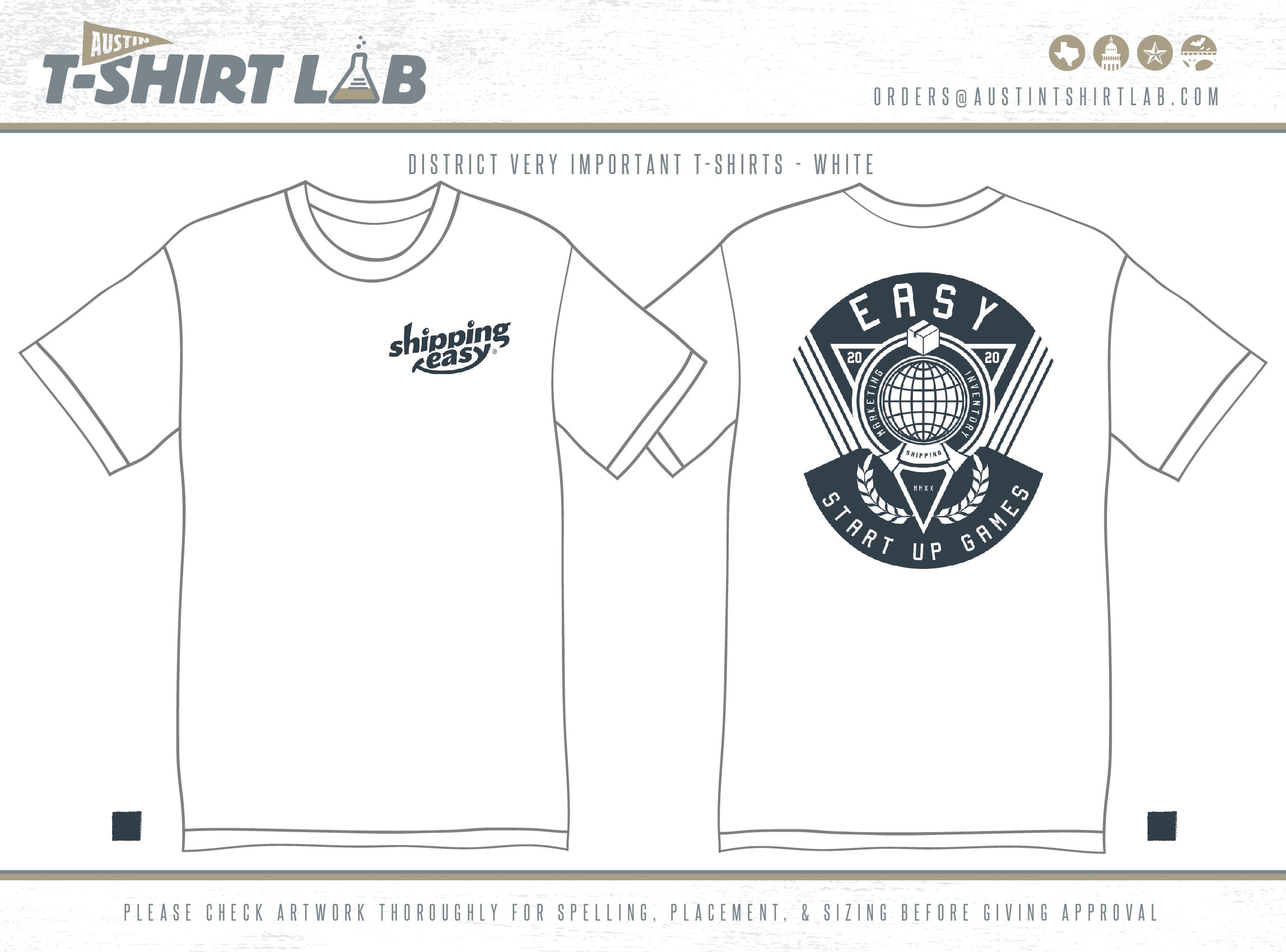 Shipping Easy Shirts