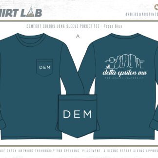 Delta Epsilon Mu Desert Wolf Shirts