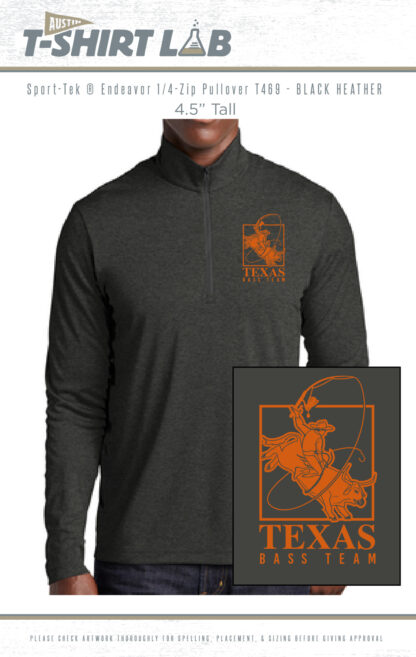 UT Bass Fishing Team 1/4 Zips