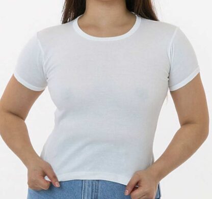 Los Angeles Apparel® Baby Rib Tee - Image 2
