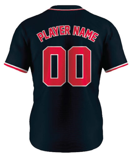 Sublimated Baseball Jersey - 2 Button - Image 2
