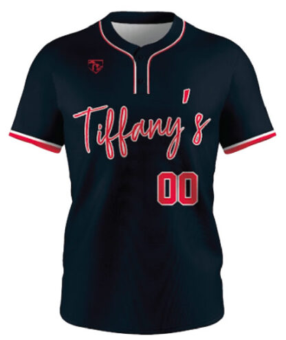 Sublimated Baseball Jersey - 2 Button