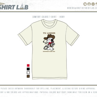 TX Lassos Barnyard Bash T-Shirts