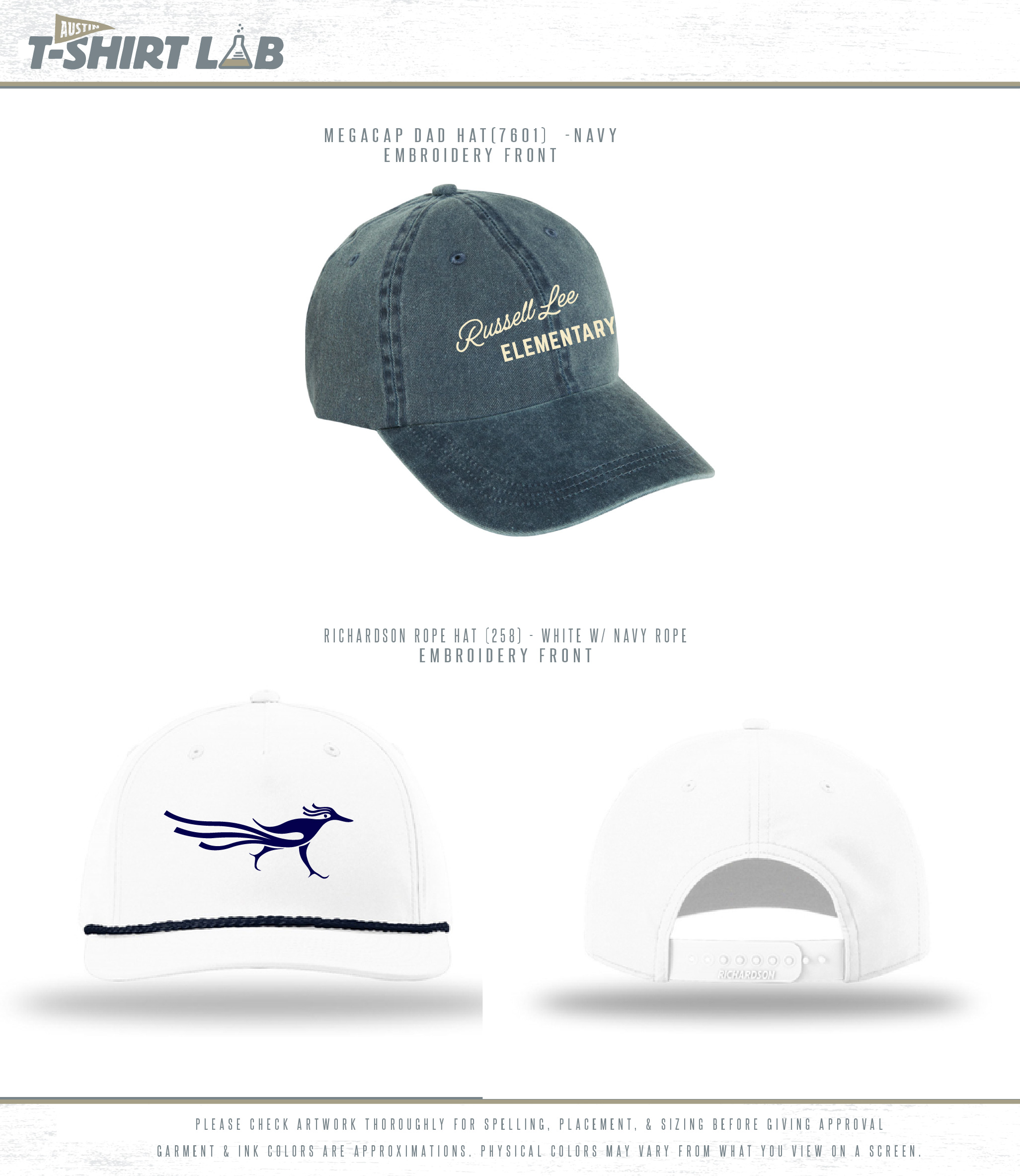Russell Lee Elementary Hats