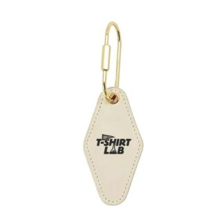 Leather Diamond Keychain